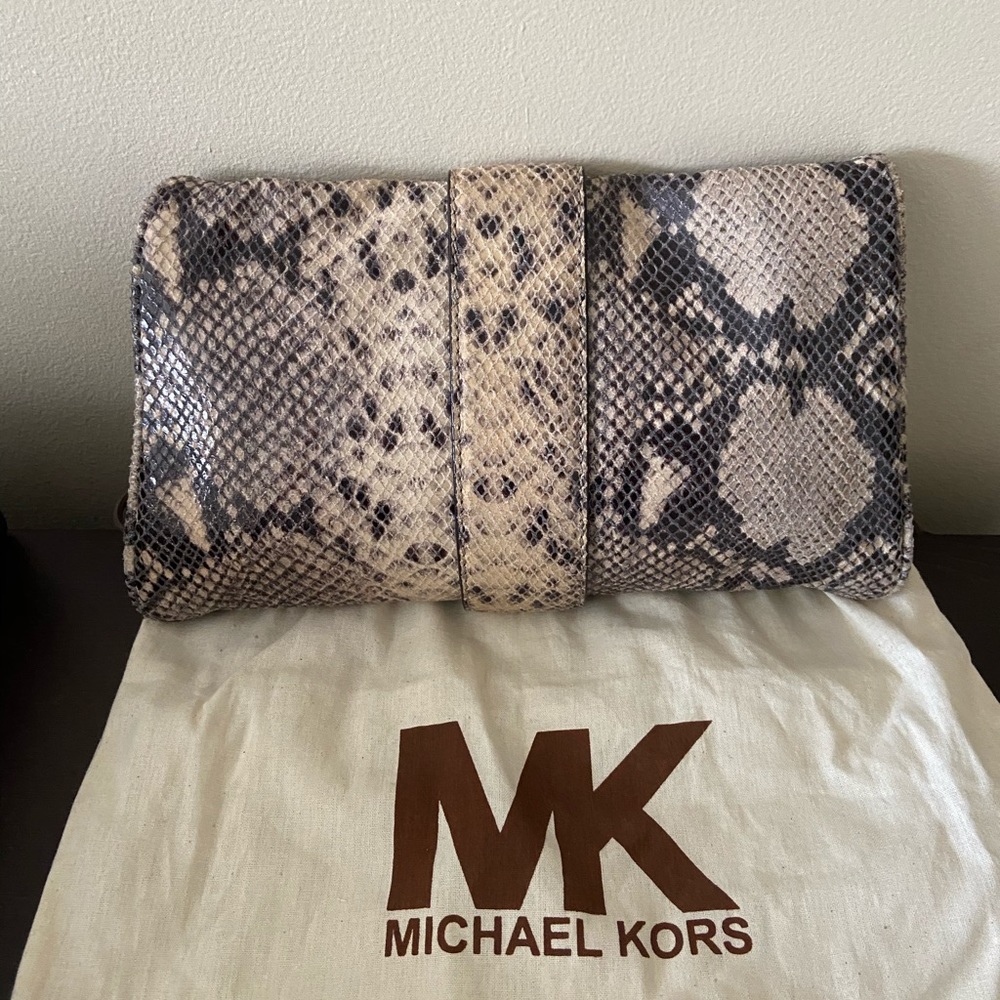 Michael Kors Python Clutch - image 3